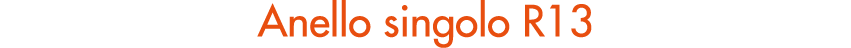 Anello singolo R13